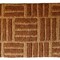 Edge Collections - 18" X 30" - Brown - Durable Coir Outdoor Welcome Mat - 1 Piece